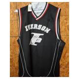 Black Iverson Basketball Jersey with Number 3