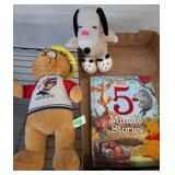 Plush Toys and Winnie the Pooh Storybook Lot