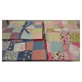 JENZstudio Patchwork Bebe Quilts, 4 Assorted Desig
