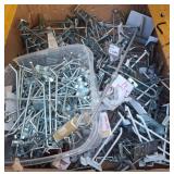 Bulk Lot of Metal Brackets and Hardware