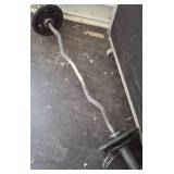 Curl Bar With Hex Weight Plates c4