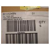 Moen Genta LX 24-Inch Towel Bar, 6-Pack