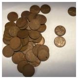 50 Wheat Cents