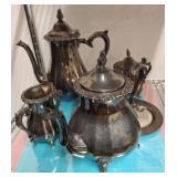 Silver-Plated Tea and Coffee Service Set