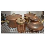 Copper Cookware and Canister