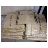 Cotton Chef Aprons, Grand and Petit Chef