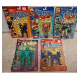 5 Packaged X-Men and X-Force Figures