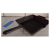 Cast Iron Square Grill Pan, 10in