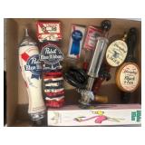 Beer Taps, Bar Dï¿½cor and Accessories Lot
