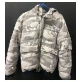 Ecko Unltd Camouflage Hooded Puffer Jacket, Size S
