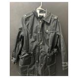 Jaclyn Smith Black Jacket with White Stitching