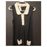 H&M Sleeveless Dress with Contrast Collar