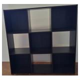 Dark Brown 9-Cube Storage Shelf Unit