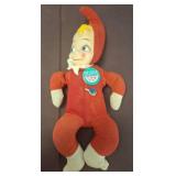Fabric Elf Doll with Painted Face