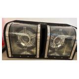 Dual Subwoofer Enclosure With Plexiglass Panels