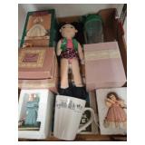 Collectibles Lot with Figurines and Plush Doll