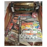 NASCAR Memorabilia Lot with Die-Cast Transporter