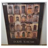 Porte Toscane Collage Print, 24x30 Framed w3