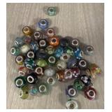 Glass Beads with 925 Cores