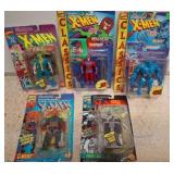 5 Marvel X-Men Action Figures in Packaging