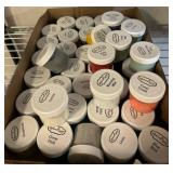 Jars of Colored Craft Paint