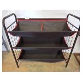 Three-Tier Metal Frame Storage Unit
