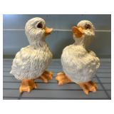 Duck Figurines with Textured Finish