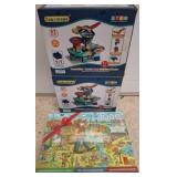 STEM Marble Run Set and Cowboy Puzzle Bundle