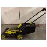 Ryobi Cordless Electric Lawn Mower with Battery