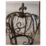Metal Crown-Shaped Decorative Accent Piece