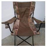 Camouflage Folding Camping Chair with Cup Holders