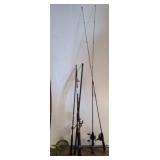 Fishing Rods with Reels and Accessories
