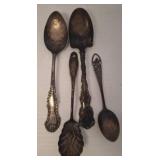 Four Sterling Silver Spoons