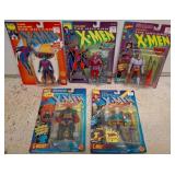 5 Marvel X-Men Action Figures