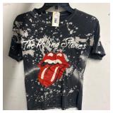 Rolling Stones Graphic T-Shirt, Bleach Pattern