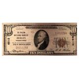 1929 $10 National Bank Note, Berlin, PA