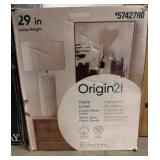Origin21 Table Lamp with Cream Glaze Finish