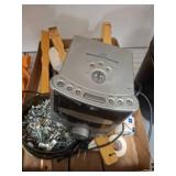 Box Lot with RCA Radio and Assorted Items