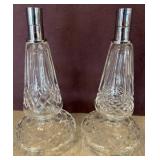 Waterford Cut Crystal Lamp Bases