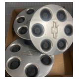 Plastic Mini Chevrolet Wheel Center Caps