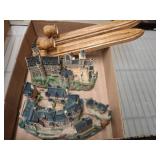 Neuschwanstein & Eltz Castle Miniatures with candl