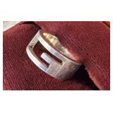 Gucci Sterling Silver Ring with Box