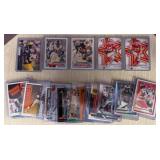 Football Trading Card Collection in Sleeves