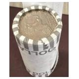 Roll of $25 in U.S. Dollar Coins