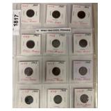 WWII 1943 Steel Pennies Collection