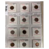 Early 'S' Mint Mark Wheat Pennies Collection