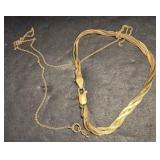 14K Gold Necklace Marked Made in Italy