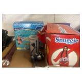 Lot: Snuggie, Reel, Pool Pong, Starter Set