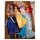 Disney Princess Dolls in Mixed Outfits