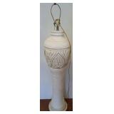 Tall Ornate Ceramic Table Lamp Base, 50in